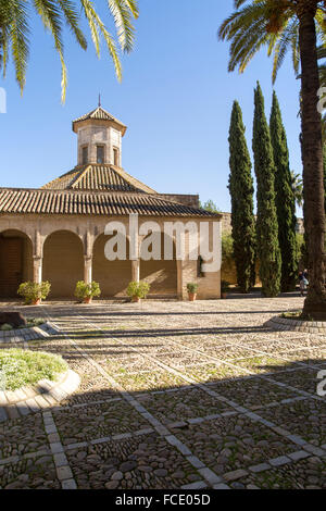 Historic mosque in the Alcazar, Jerez de la Frontera, Spain Stock Photo