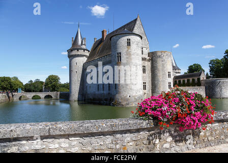 Château de Sully, Sully-sur-Loire, Loiret, France Stock Photo