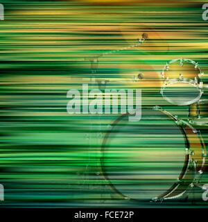 abstract blur music background with drum kit Stock Vector Image & Art ...