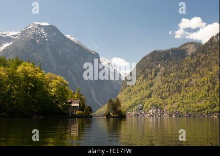 Lake Hallstatt, Austria Alps Stock Photo