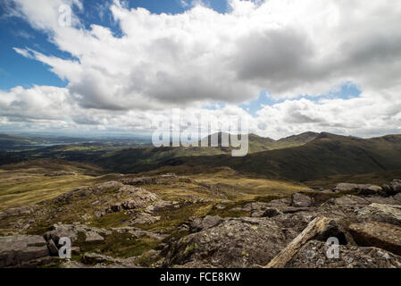 I can see for miles and miles. Stock Photo