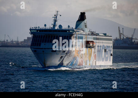 Impressionen - Faehre zwischen Livorno, Italien und Bastia, Korsika ...