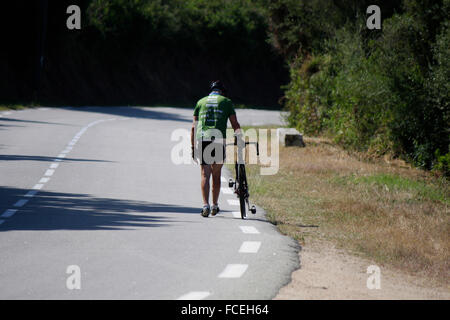 Impressionen - Etappe Adjaccio - Calvi kurz vor Cargese bei der 100. Tour de France, 1. Juli 2013, Cargese, Korsika, Frankreich. Stock Photo