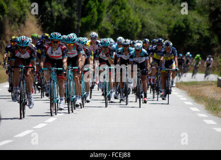 Impressionen - Etappe Adjaccio - Calvi kurz vor Cargese bei der 100. Tour de France, 1. Juli 2013, Cargese, Korsika, Frankreich. Stock Photo