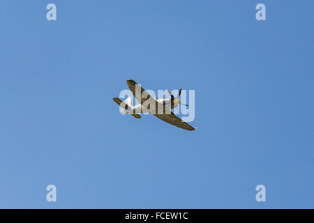 Hawker Sea Fury, Farnborough International Airshow, Farnborough Airport, Rushmoor, Hampshire, England Stock Photo