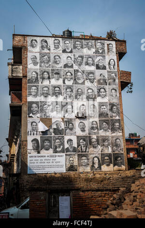 Nepal, Patan, one year after the earthquake Stock Photo