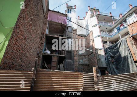 Nepal, Patan, one year after the earthquake Stock Photo