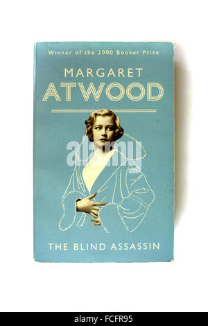 Margaret Atwood's The Blind Assassin photographed against a white background. Stock Photo