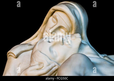 Statue of Christ with madonna (compassion) Stock Photo