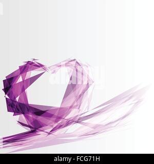 Greeting card with Hand diamond Stock Vector