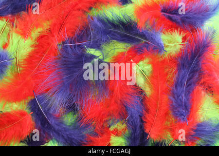 Background - small red, blue, green plumes situated irregularly Stock Photo