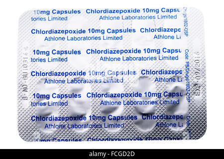 Chlordiazepoxide Hydrochloride (Librium) Tablets Used To Treat Anxiety ...