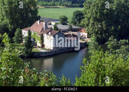 ILLUSTRATION OF THE LOT-ET-GARONNE (47), AQUITAINE, FRANCE Stock Photo