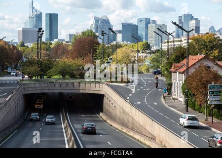 ILLUSTRATION LEVALLOIS PERRET, (92) HAUTS DE SEINE, ILE DE FRANCE, FRANCE Stock Photo