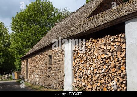 ILLUSTRATION OF THE LOZERE (48), FRANCE, EUROPE Stock Photo