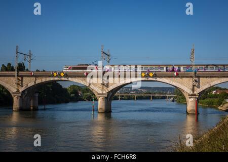 ILLUSTRATION OF THE YVELINES (78), ILE DE FRANCE, FRANCE Stock Photo