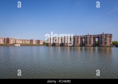 ILLUSTRATION OF THE YVELINES (78), ILE DE FRANCE, FRANCE Stock Photo