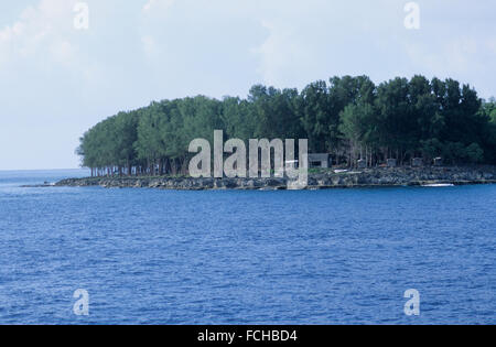 Ocean and island views of Palau Islands Stock Photo