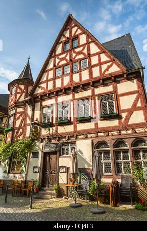 Picturesque 14th Century Altes Haus (Old House) In Bacharach Stock ...