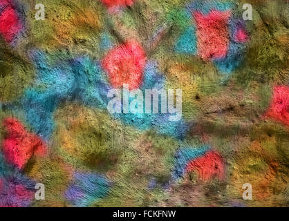Colorful clay grunge background Stock Photo