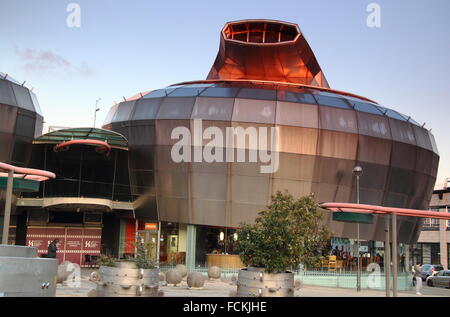 Sheffield Hallam University's Students' Union building; the HUBS, Cultural Industries Quarter Sheffield UK - winter Stock Photo