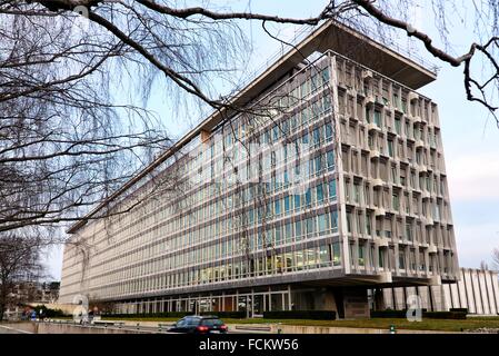 building of W.H.O. - World Health Organization Headquarters in Geneva ...