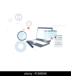Internet search Stock Vector