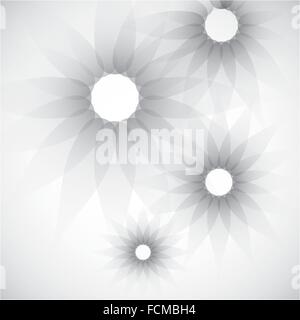 Modern colorful geometrical flower background Stock Vector