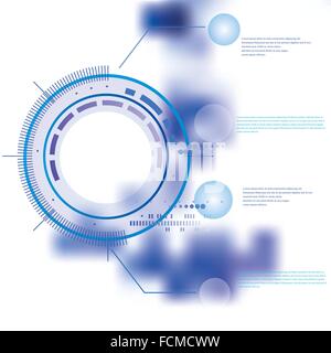 Abstract technological background Stock Vector