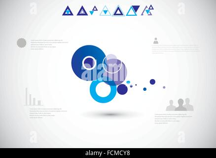 Abstract technological background Stock Vector
