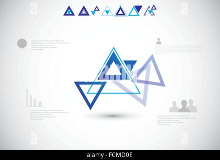 Abstract technological background Stock Vector