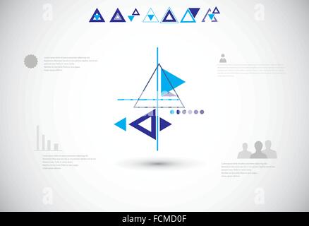 Abstract technological background Stock Vector