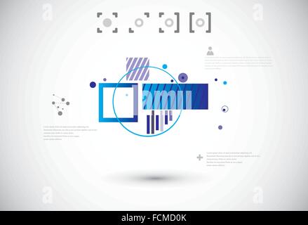 Abstract technological background Stock Vector