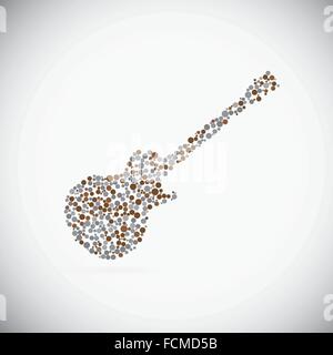 Guitar icon Stock Vector