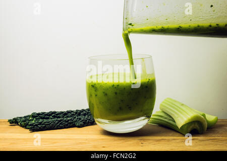 Sirtfood smoothie with celery and kale Stock Photo - Alamy Sirtfood smoothie with celery and kale Stock Photo - Alamy