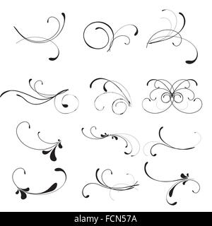 abstract floral patterns Stock Vector
