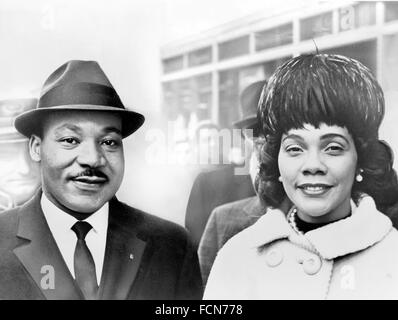 Martin Luther King, Jr. with Wife, Coretta, During Bus Boycott ...