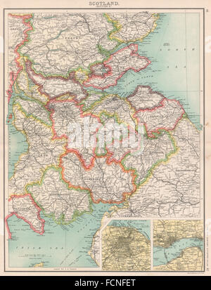 SCOTLAND SE. Borders Dumfries/Galloway Fife Lanark. Edinburgh, Dundee ...