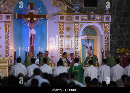 Cebu City, Philippines. 24th January, 2016. Thousands Of Roman Catholic ...