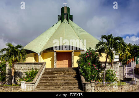 Pottersville Goodwill Church Roseau Dominica West Indies Stock Photo
