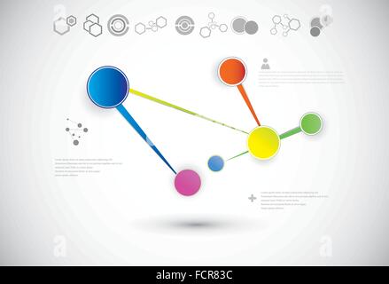 Molecule And Communication Background Stock Vector