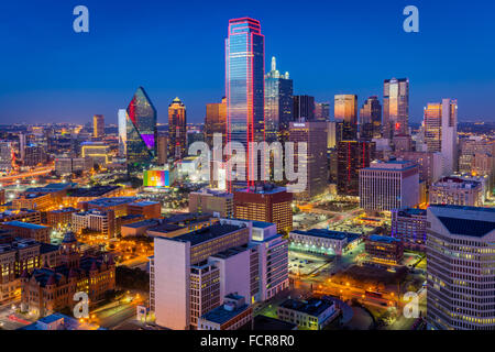 Dallas is the ninth most populous city in the United States of America and the third most populous city in the state of Texas. Stock Photo