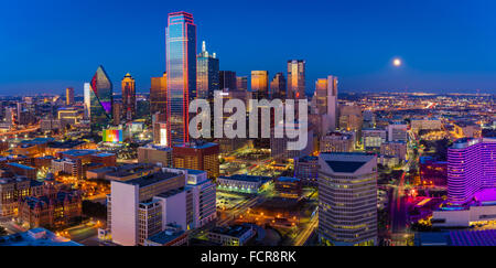 Dallas is the ninth most populous city in the United States of America and the third most populous city in the state of Texas. Stock Photo