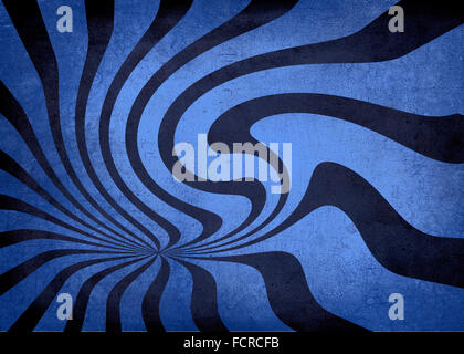 Night wavy burst textured background Stock Photo