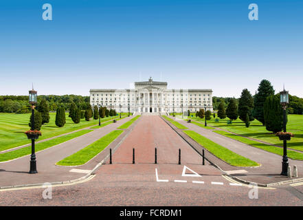 Northern Ireland Assembly and Government building in Stormont Estate in Belfast Stock Photo