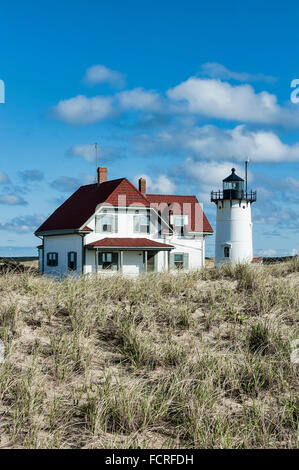 Race Point lighthouse, Provincetown, Cape Cod, Massachusetts, USA Stock Photo