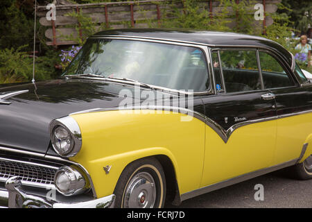 1955 Ford Fairlane Victoria classic American car parked  in Canberra,Australia Stock Photo