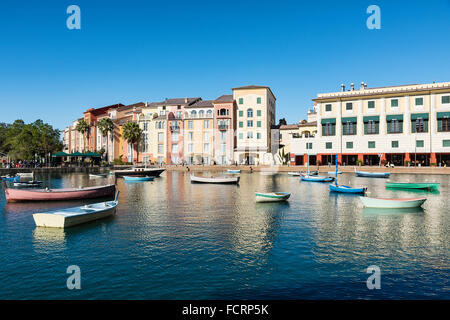 Loews Portofino Bay Hotel at Universal Orlando, Orlando, Florida, USA Stock Photo