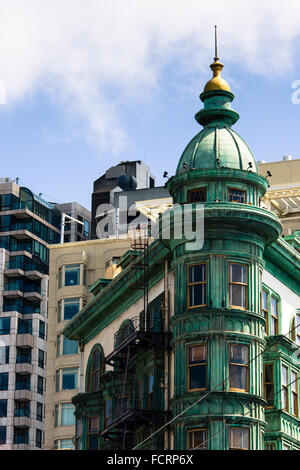 Columbus Tower, San Francisco, California Stock Photo