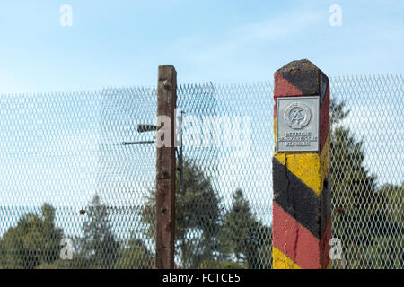 At the former inner Border in Germany Stock Photo